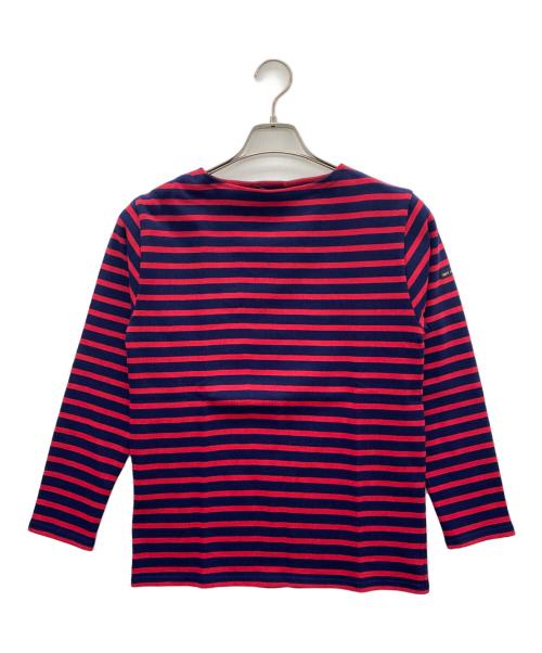 SAINT JAMES（セントジェームス）SAINT JAMES (セントジェームス) 長袖カットソー ネイビー×レッド サイズ:SIZE T1 未使用品の古着・服飾アイテム
