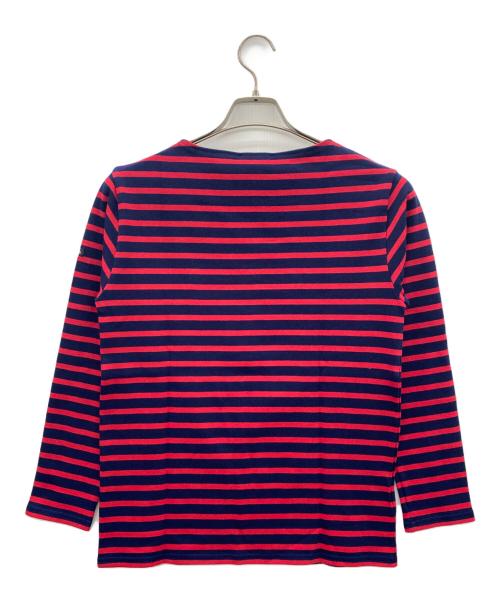SAINT JAMES（セントジェームス）SAINT JAMES (セントジェームス) 長袖カットソー ネイビー×レッド サイズ:SIZE T1 未使用品の古着・服飾アイテム