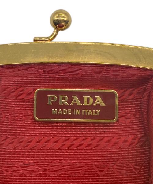 PRADA（プラダ）PRADA (プラダ) がま口財布 ブラックの古着・服飾アイテム