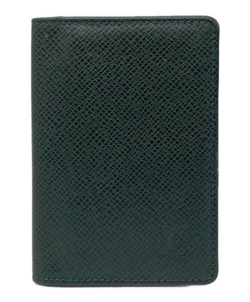 LOUIS VUITTON（ルイ ヴィトン）LOUIS VUITTON (ルイ ヴィトン) カードケース グリーンの古着・服飾アイテム