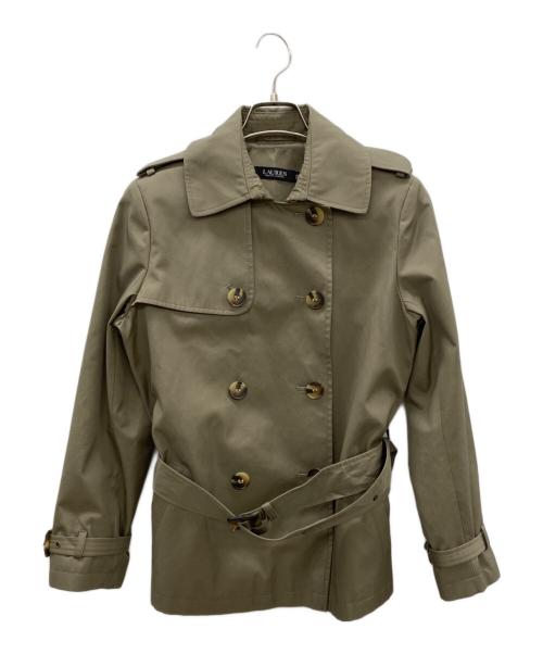 LAUREN RALPH LAUREN（ローレンラルフローレン）LAUREN RALPH LAUREN (ローレンラルフローレン) トレンチコート カーキ サイズ:XSの古着・服飾アイテム