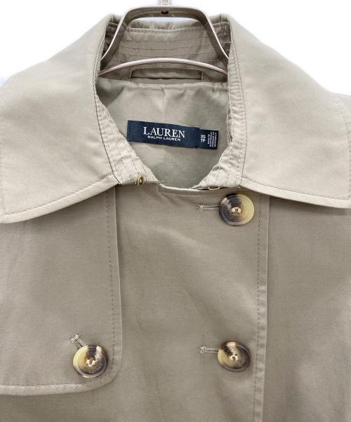 LAUREN RALPH LAUREN（ローレンラルフローレン）LAUREN RALPH LAUREN (ローレンラルフローレン) トレンチコート カーキ サイズ:XSの古着・服飾アイテム
