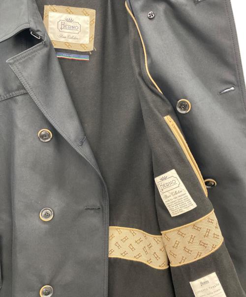 HERNO（ヘルノ）HERNO (ヘルノ) トレンチコート ブラック サイズ:48の古着・服飾アイテム