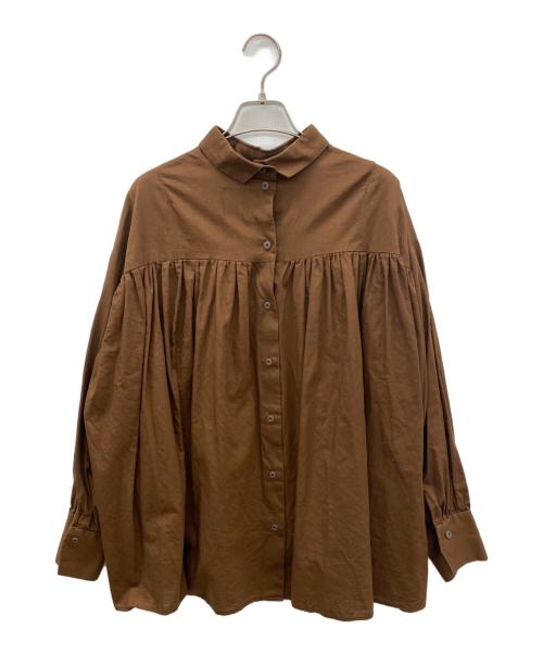 オオカミとフクロウ（オオカミトフクロウ）オオカミとフクロウ (オオカミトフクロウ) 長袖シャツ ブラウン サイズ:SIZE Freeの古着・服飾アイテム