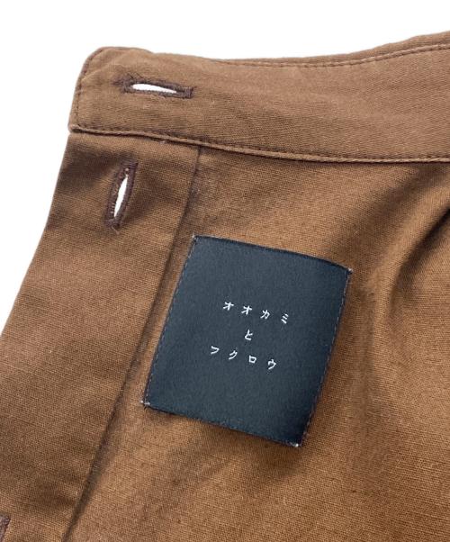 オオカミとフクロウ（オオカミトフクロウ）オオカミとフクロウ (オオカミトフクロウ) 長袖シャツ ブラウン サイズ:SIZE Freeの古着・服飾アイテム