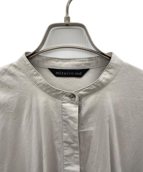 mizuiro-ind（ミズイロインド）mizuiro-ind (ミズイロインド) 長袖シャツ グレー サイズ:SIZE Freeの古着・服飾アイテム