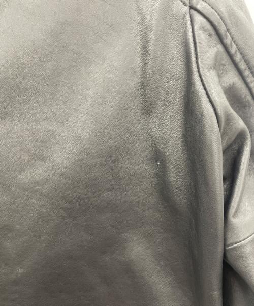 ROSSO（ロッソ）ROSSO (ロッソ) レザージャケット ブラック サイズ:Mの古着・服飾アイテム