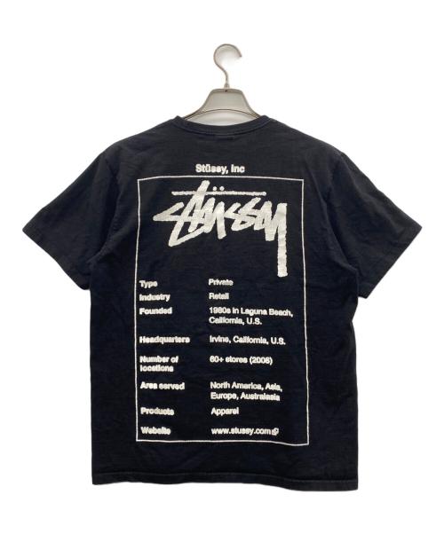 stussy（ステューシー）stussy (ステューシー) 半袖カットソー ブラック サイズ:Mの古着・服飾アイテム