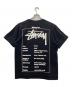 stussy (ステューシー) 半袖カットソー ブラック サイズ:M：6000円