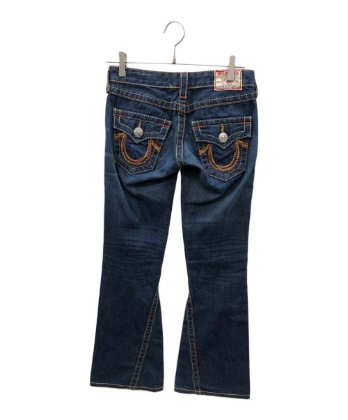 TRUE RELIGION（トゥルー レリジョン）TRUE RELIGION (トゥルー レリジョン) ローライズフレアデニムパンツ インディゴ サイズ: 61cm (W24)の古着・服飾アイテム