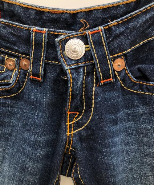 TRUE RELIGION（トゥルー レリジョン）TRUE RELIGION (トゥルー レリジョン) ローライズフレアデニムパンツ インディゴ サイズ: 61cm (W24)の古着・服飾アイテム