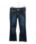 TRUE RELIGION（トゥルー レリジョン）の古着「ローライズフレアデニムパンツ」｜インディゴ