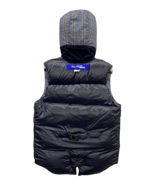 JUNYA WATANABE MAN（ジュンヤワタナベマン）JUNYA WATANABE MAN (ジュンヤワタナベマン) ダウンベスト ネイビー サイズ:Ｍの古着・服飾アイテム