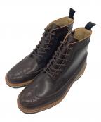 SLOW WEAR LIONスローウェアライオン）の古着「サイドジップブーツ」｜ブラウン