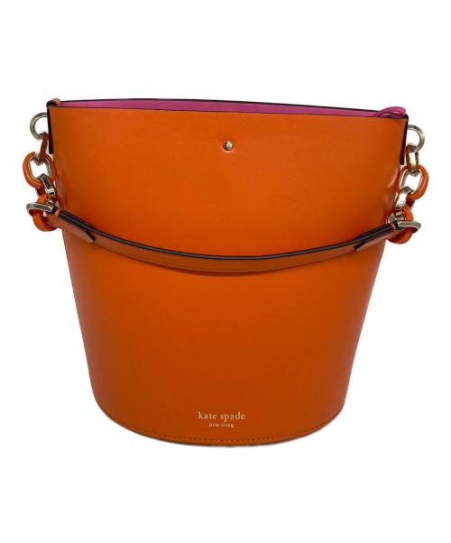 Kate Spade（ケイトスペード）Kate Spade (ケイトスペード) スージースモールバケット オレンジの古着・服飾アイテム