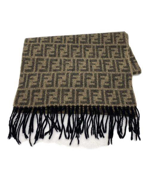 FENDI（フェンディ）FENDI (フェンディ) マフラー ブラウンの古着・服飾アイテム