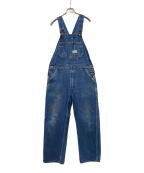 round houseラウンドハウス）の古着「デニムサロペット」｜ブルー