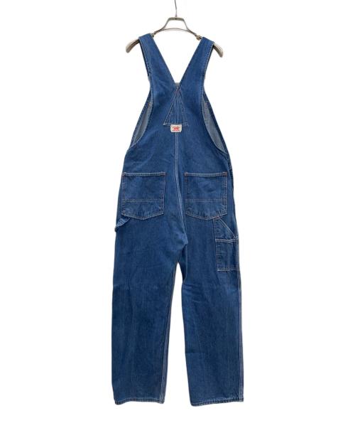 round house（ラウンドハウス）round house (ラウンドハウス) デニムサロペット ブルー サイズ:W34×L30の古着・服飾アイテム