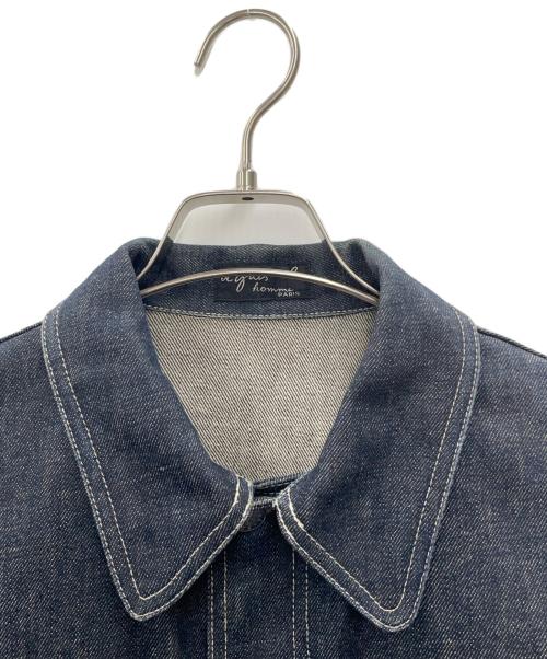 agnes b homme（アニエスベーオム）agnes b homme (アニエスベーオム) デニムジャケット インディゴ サイズ:36Hの古着・服飾アイテム