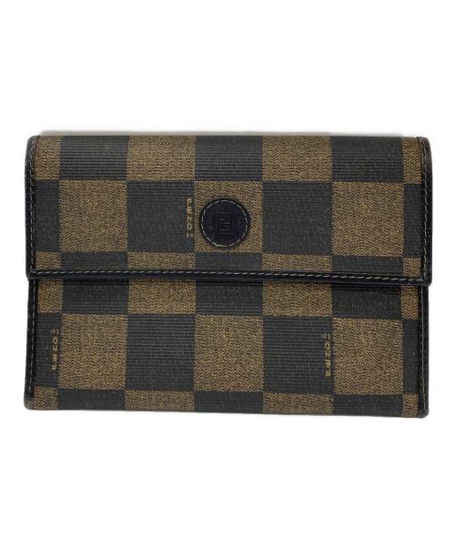 FENDI（フェンディ）FENDI (フェンディ) ポーチ ブラウンの古着・服飾アイテム