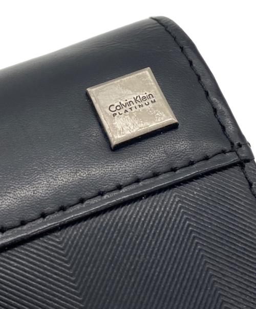 Calvin Klein（カルバンクライン）Calvin Klein (カルバンクライン) 長財布 ブラックの古着・服飾アイテム
