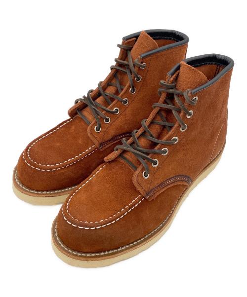 RED WING（レッドウィング）RED WING (レッドウィング) 6インチモックトゥブーツ ブラウン(カッパーアビレーンラフアウト) サイズ:US9(27cm)の古着・服飾アイテム