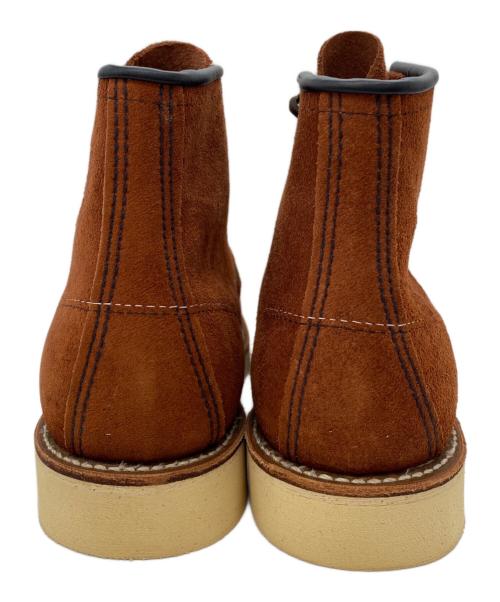 RED WING（レッドウィング）RED WING (レッドウィング) 6インチモックトゥブーツ ブラウン(カッパーアビレーンラフアウト) サイズ:US9(27cm)の古着・服飾アイテム