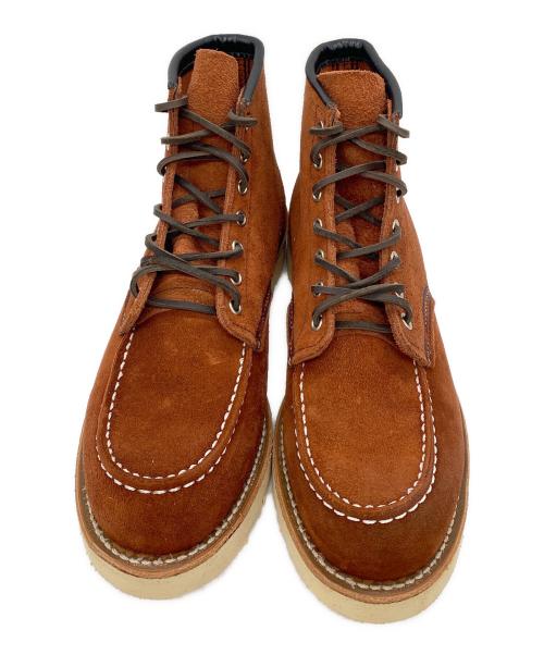 RED WING（レッドウィング）RED WING (レッドウィング) 6インチモックトゥブーツ ブラウン(カッパーアビレーンラフアウト) サイズ:US9(27cm)の古着・服飾アイテム