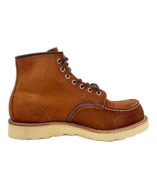 RED WING（レッドウィング）RED WING (レッドウィング) 6インチモックトゥブーツ ブラウン(カッパーアビレーンラフアウト) サイズ:US9(27cm)の古着・服飾アイテム