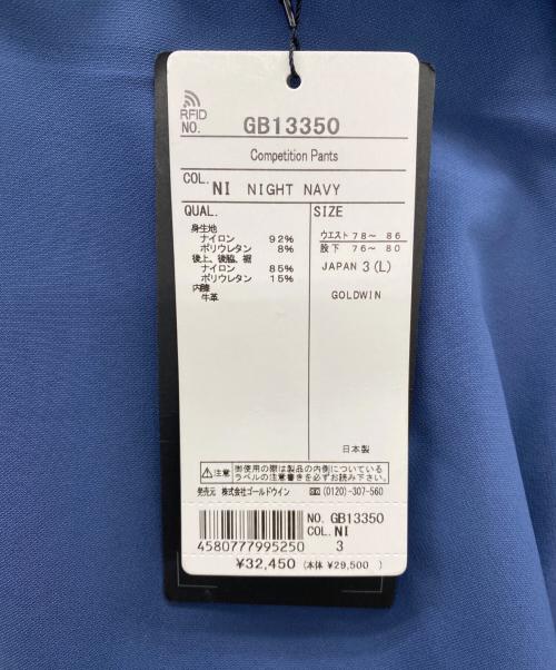 GOLDWIN（ゴールドウイン）GOLDWIN (ゴールドウイン) コンペティション パンツ ネイビー サイズ:L 未使用品の古着・服飾アイテム