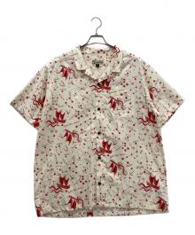 Patagonia（パタゴニア）の古着「半袖シャツ」｜ベージュ×レッド