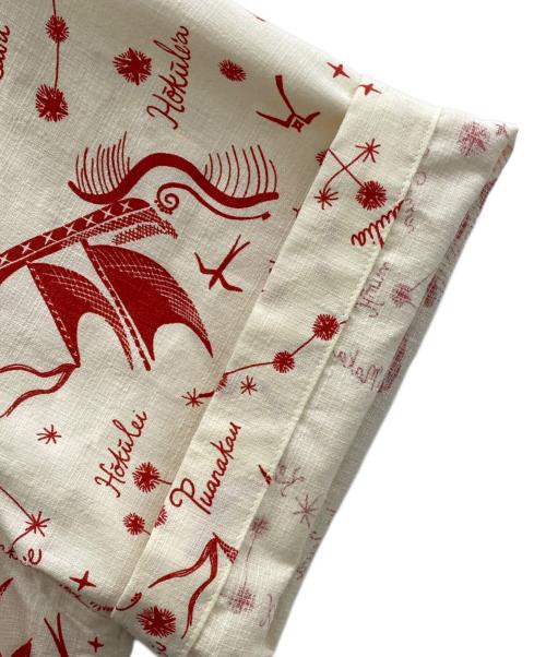 Patagonia（パタゴニア）Patagonia (パタゴニア) 半袖シャツ ベージュ×レッド サイズ:XLの古着・服飾アイテム