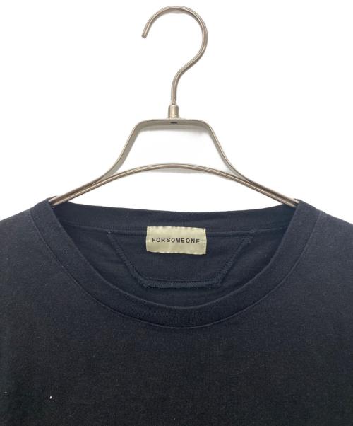 FORSOMEONE（フォーサムワン）FORSOMEONE (フォーサムワン) 半袖カットソー ブラック サイズ:SIZE Freeの古着・服飾アイテム