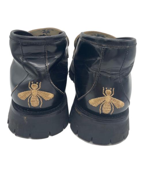 GUCCI（グッチ）GUCCI (グッチ) ローファー ブラック サイズ:26cmの古着・服飾アイテム