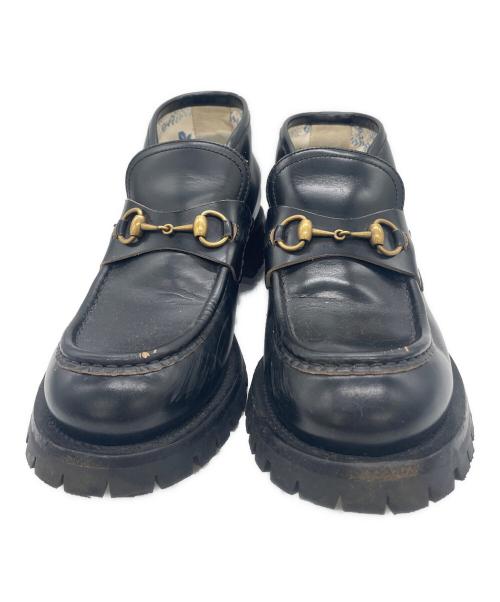 GUCCI（グッチ）GUCCI (グッチ) ローファー ブラック サイズ:26cmの古着・服飾アイテム