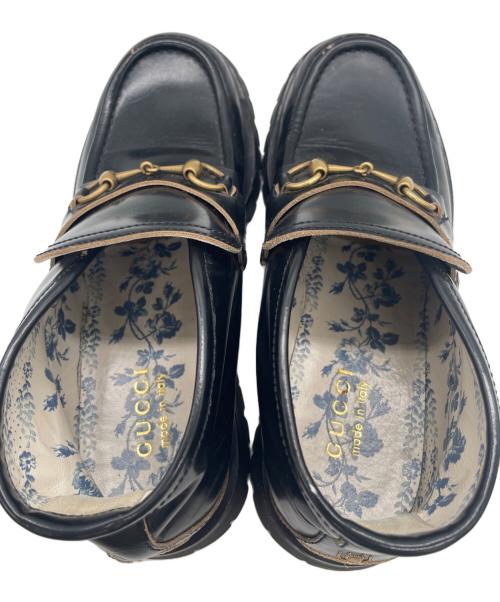 GUCCI（グッチ）GUCCI (グッチ) ローファー ブラック サイズ:26cmの古着・服飾アイテム