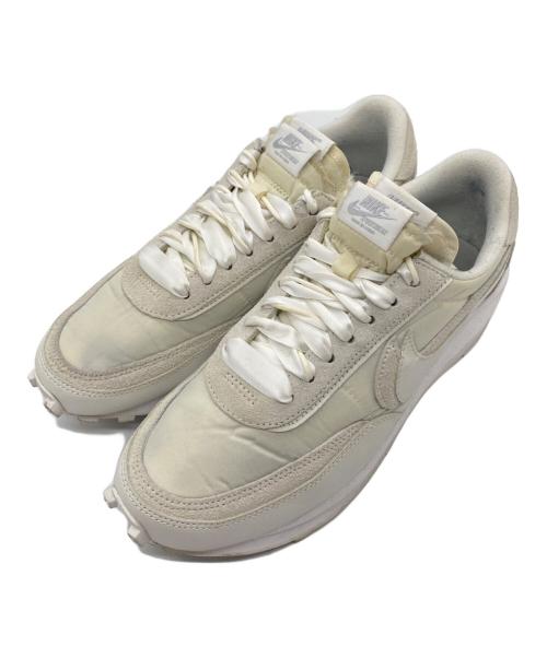 NIKE（ナイキ）NIKE (ナイキ) sacai (サカイ) ローカットスニーカー ホワイト×アイボリー サイズ:SIZE 27cmの古着・服飾アイテム