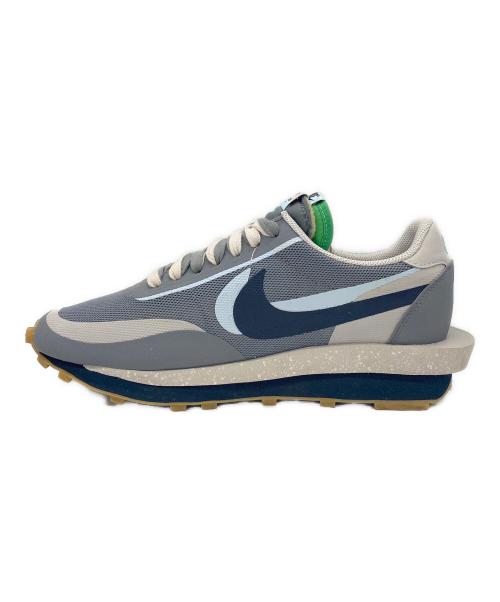 NIKE（ナイキ）NIKE (ナイキ) sacai (サカイ) CLOT (クロット) ローカットスニーカー グレー×ネイビー×グリーン サイズ:SIZE 27cmの古着・服飾アイテム