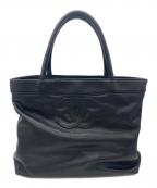 CHANELシャネル）の古着「ココマークトートバッグ」｜ブラック