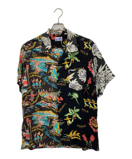 BEAMS（ビームス）BEAMS (ビームス) Sun Surf (サンサーフ) 半袖シャツ ブラック サイズ:Lの古着・服飾アイテム