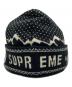 THE NORTH FACE (ザ ノース フェイス) SUPREME (シュプリーム) ニット帽 ブラック サイズ:24：6000円