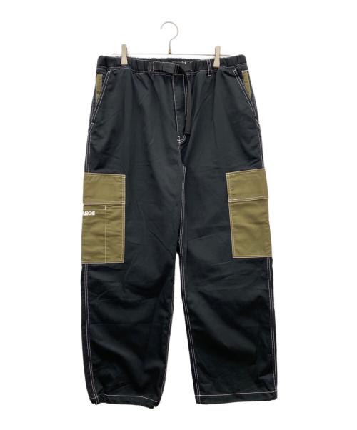 X-LARGE（エクストララージ）X-LARGE (エクストララージ) COLOR STITCHED CARGO PANTS ブラック サイズ:XLの古着・服飾アイテム