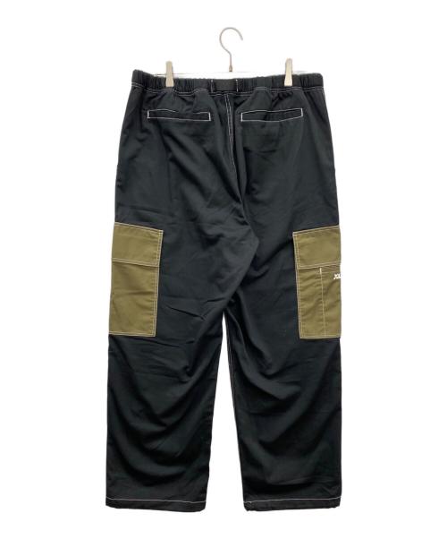 X-LARGE（エクストララージ）X-LARGE (エクストララージ) COLOR STITCHED CARGO PANTS ブラック サイズ:XLの古着・服飾アイテム