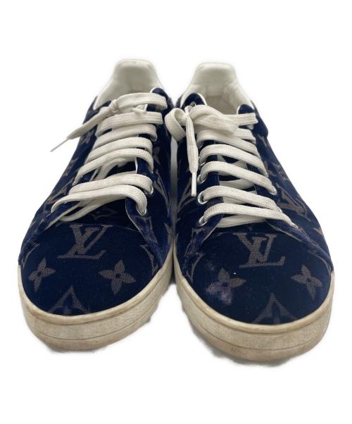 LOUIS VUITTON（ルイ ヴィトン）LOUIS VUITTON (ルイ ヴィトン) ローカットスニーカー ネイビー サイズ:SIZE 24cmの古着・服飾アイテム