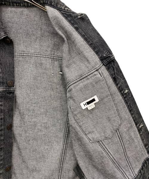 H BEAUTY&YOUTH（エイチ ビューティー&ユース）H BEAUTY&YOUTH (エイチ ビューティー&ユース) BLACK DENIM JACKET ブラック サイズ:Sの古着・服飾アイテム