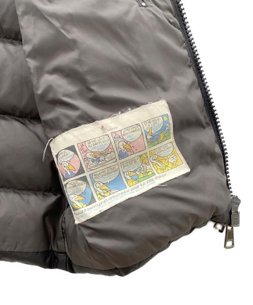 MONCLER（モンクレール）MONCLER (モンクレール) ダウンベスト ブラック サイズ:1の古着・服飾アイテム