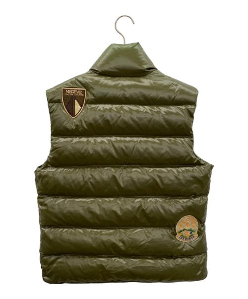 MONCLER（モンクレール）MONCLER (モンクレール) ダウンベスト オリーブ サイズ:1の古着・服飾アイテム