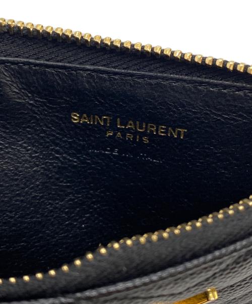 Yves Saint Laurent（イヴサンローラン）Yves Saint Laurent (イヴサンローラン) カードケース ブラックの古着・服飾アイテム