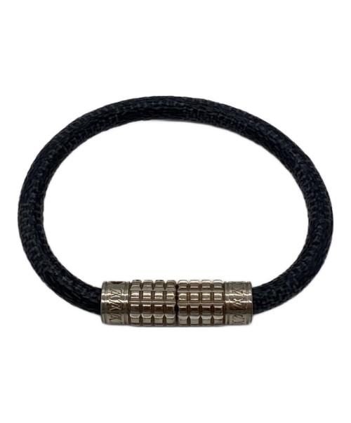 LOUIS VUITTON（ルイ ヴィトン）LOUIS VUITTON (ルイ ヴィトン) ブレスレット ブラック×シルバーの古着・服飾アイテム