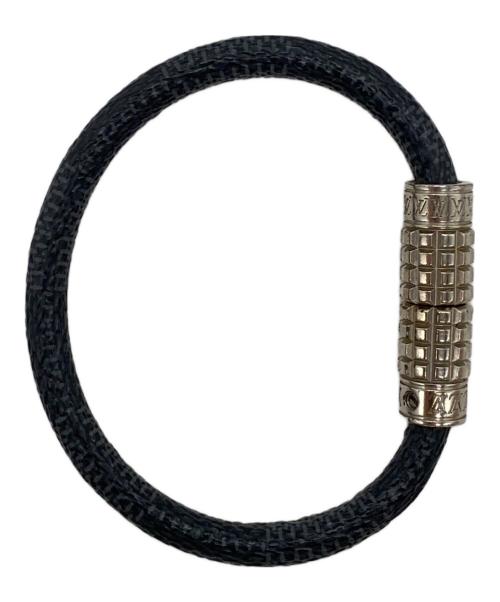 LOUIS VUITTON（ルイ ヴィトン）LOUIS VUITTON (ルイ ヴィトン) ブレスレット ブラック×シルバーの古着・服飾アイテム